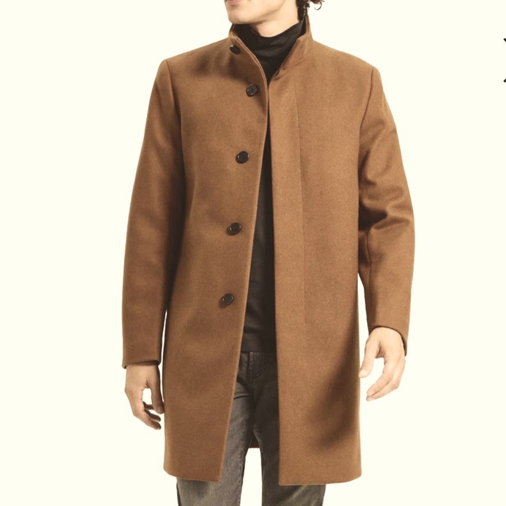 New Theory Belvin Wool-Blend Coat